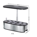 Jardin hydroponique avec 12 capsules de plantes
