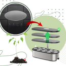 Jardin hydroponique avec 12 capsules de plantes
