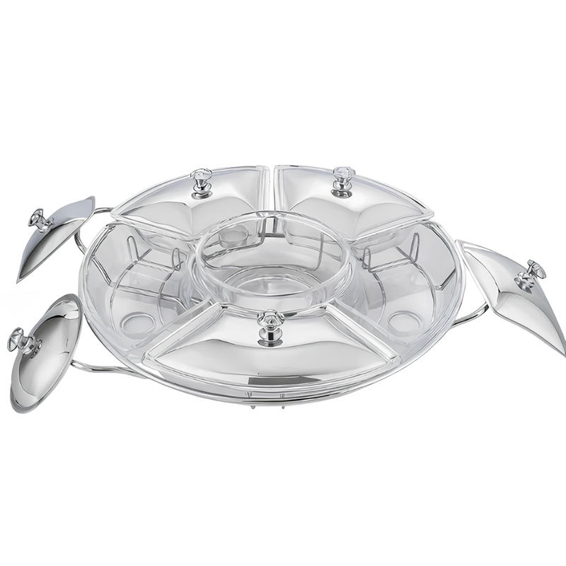 ✨ Plateau Rotatif de Luxe™ + Service de 48 Couverts Dorés OFFERT – Servez avec Élégance