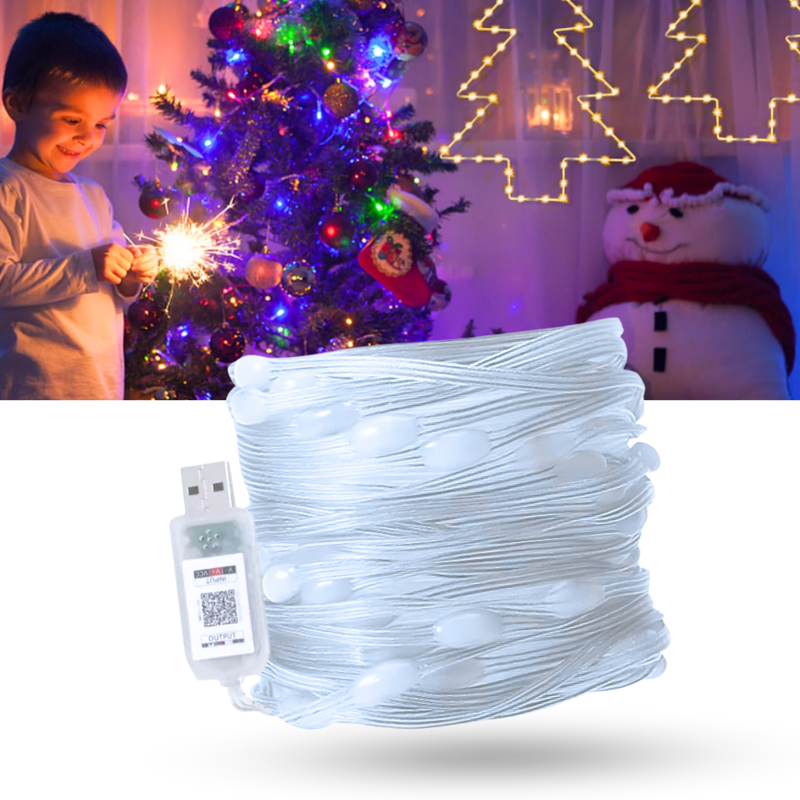 210 Lampes LED USB avec synchronisation musicale