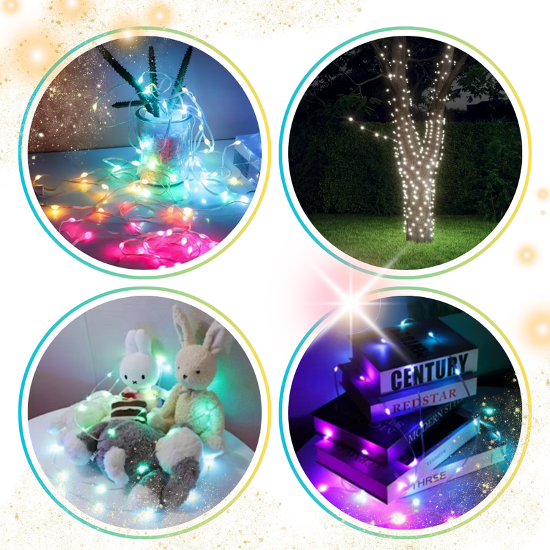 210 Lampes LED USB avec synchronisation musicale