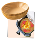 Pack de revêtements en papier jetables pour friteuse