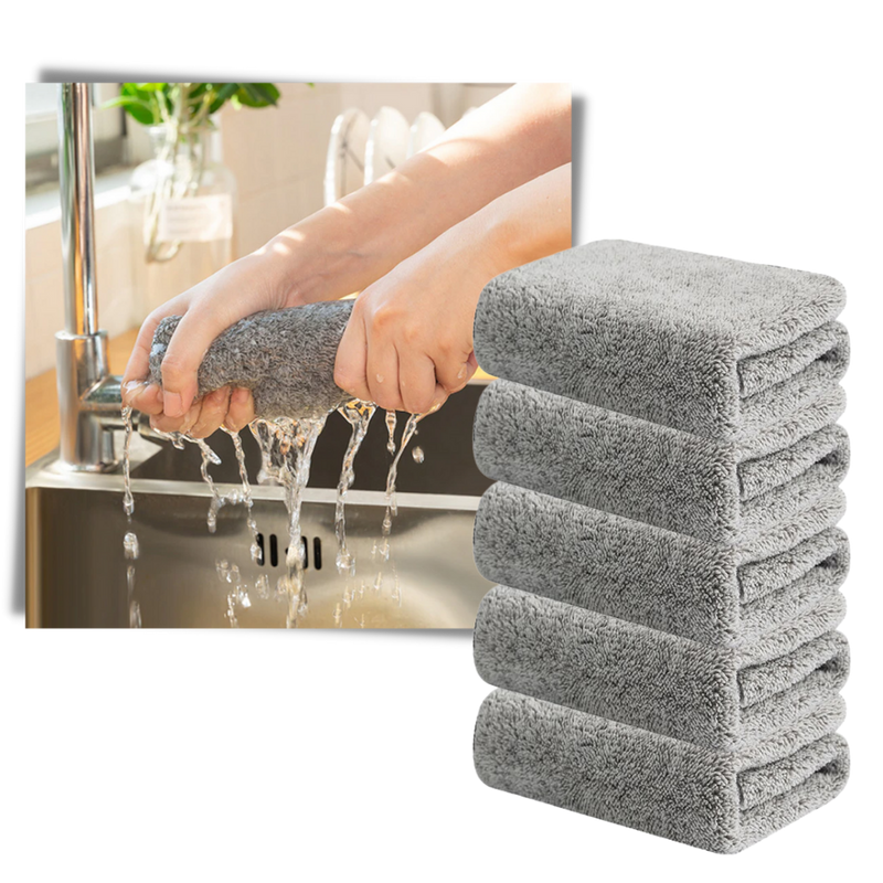 Pack de Chiffons en microfibre de bambou