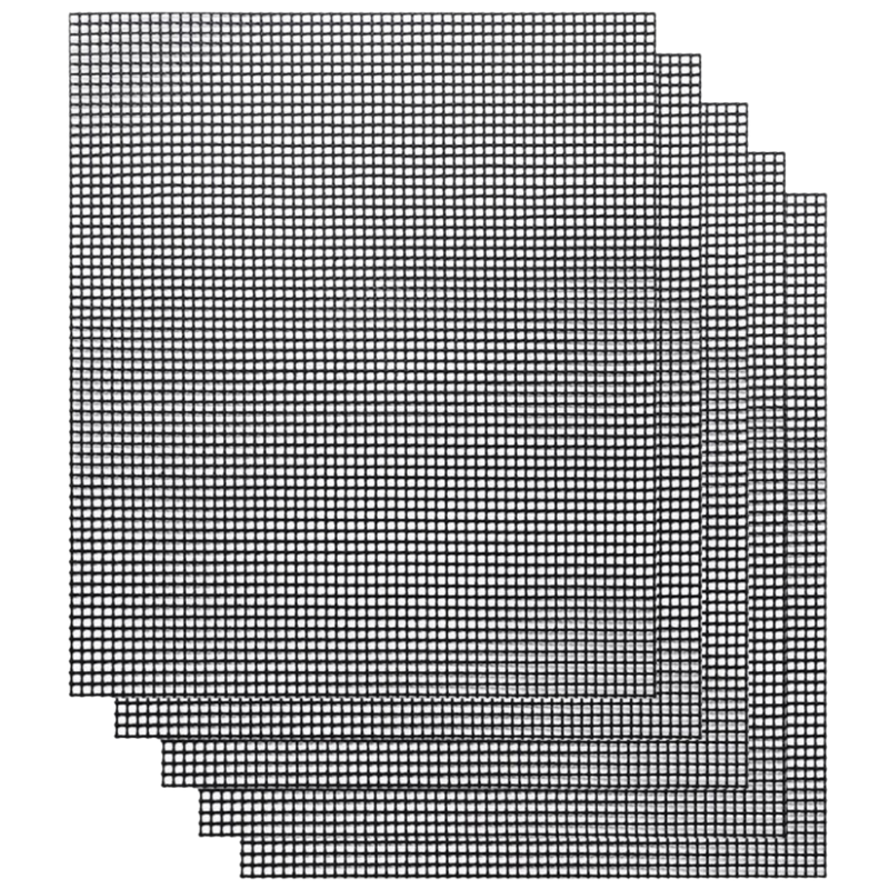 Grilles de cuisson anti-adhésives pour barbecue (5pcs)