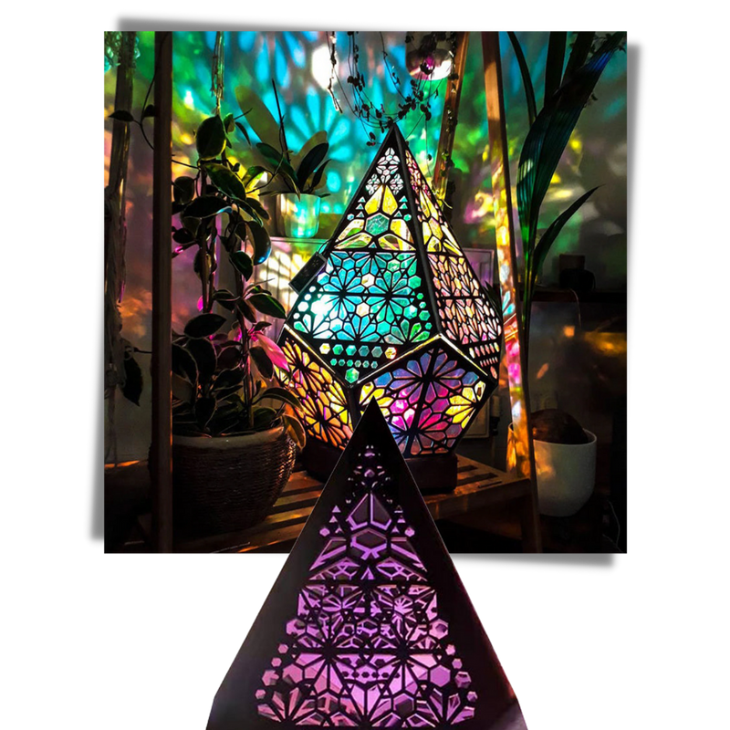 Lampadaire LED style bohème