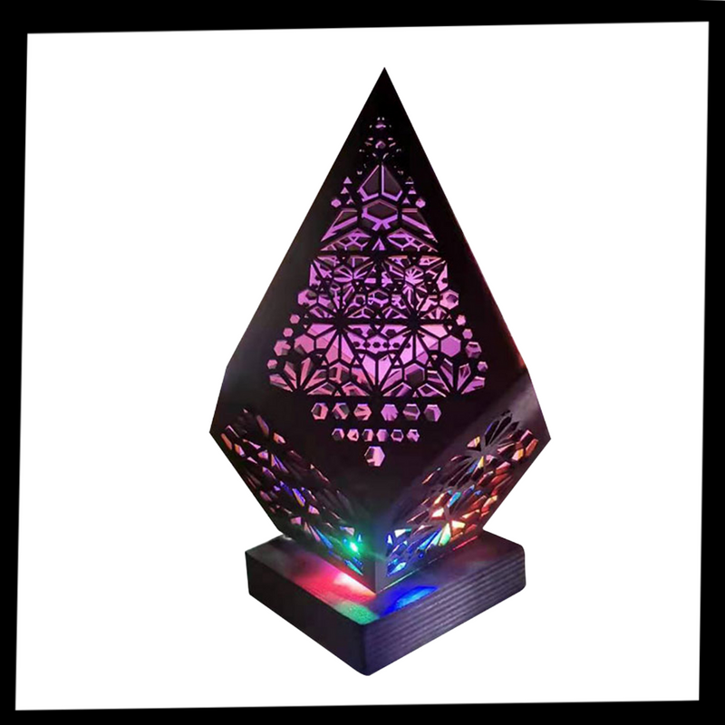 Lampadaire LED style bohème