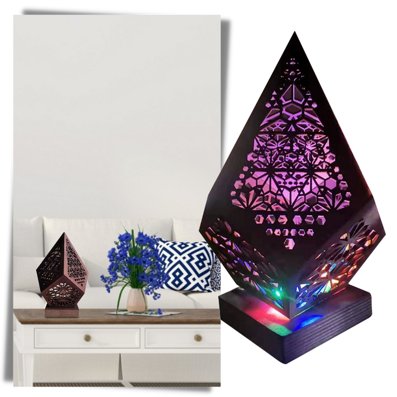 Lampadaire LED style bohème