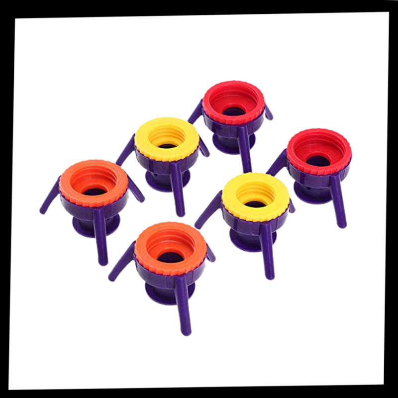 Lot de 6 bouchons supports de bouteille