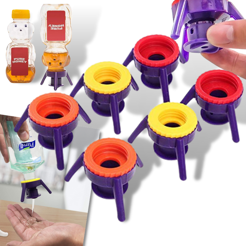 Lot de 6 bouchons supports de bouteille