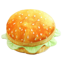 Coussin en forme de burger