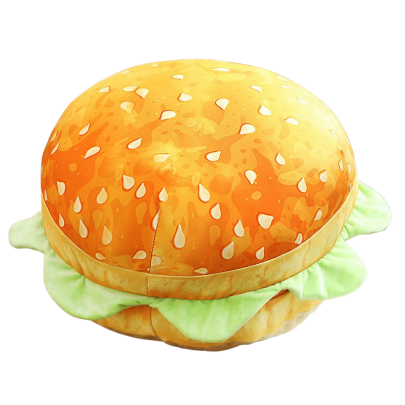 Coussin en forme de burger