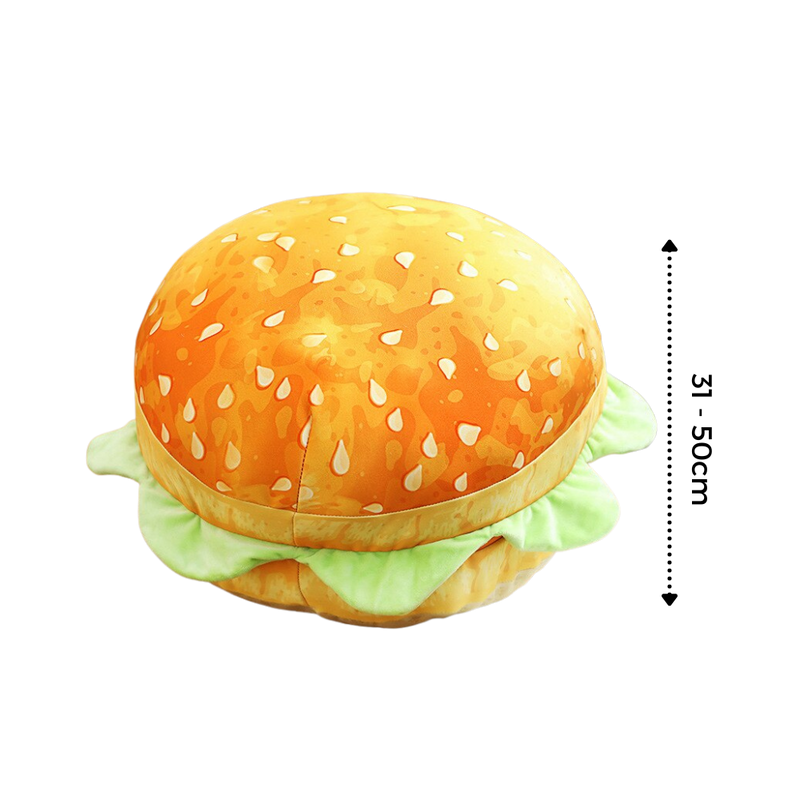 Coussin en forme de burger
