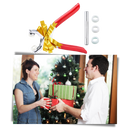 Pack de boutons de pression avec pince