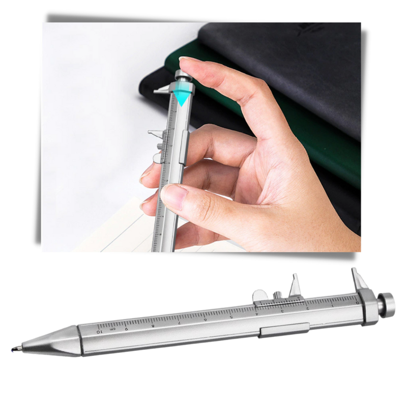 Stylo à bille étrier multifonctionnel Vernier