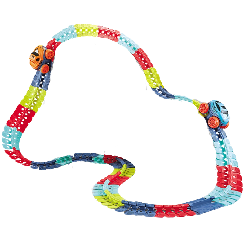 Circuit en Rails flexibles pour voitures