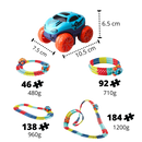 Circuit en Rails flexibles pour voitures