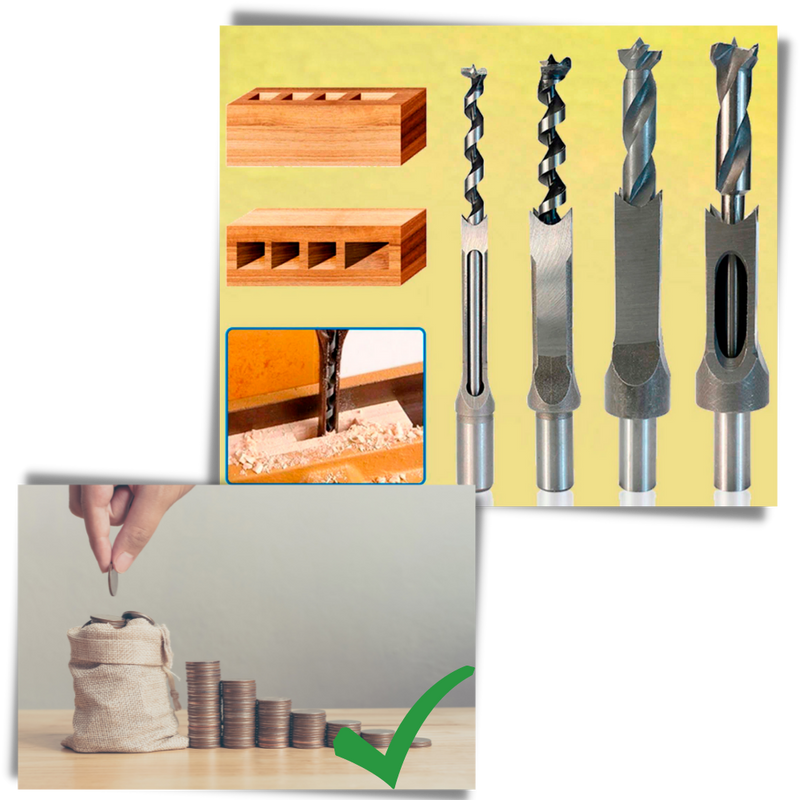 Jeu de forets à biseau