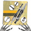 Jeu de forets à biseau