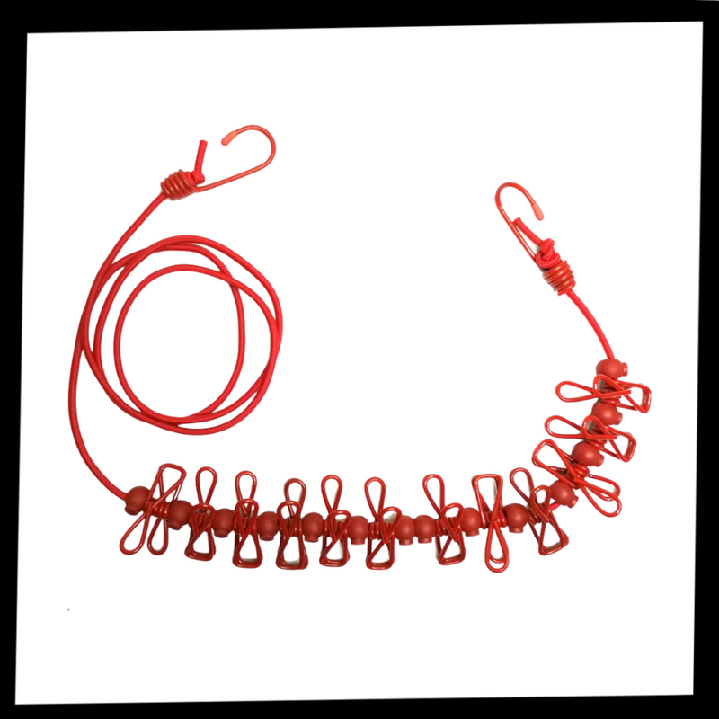 Corde à linge de camping extensible (4m)