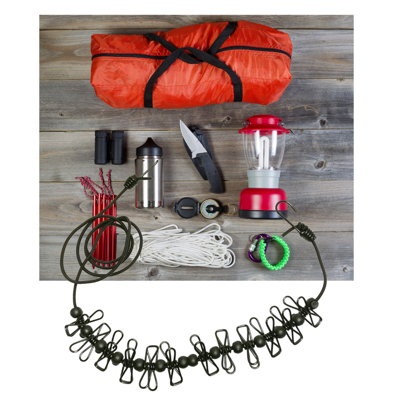 Corde à linge de camping extensible (4m)