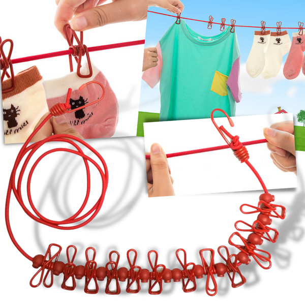 Corde à linge de camping extensible (4m)