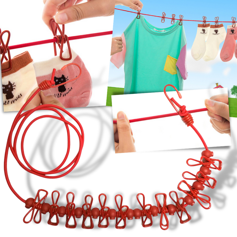 Corde à linge de camping extensible (4m)