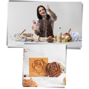 Moule à biscuits en bois