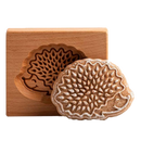 Moule à biscuits en bois