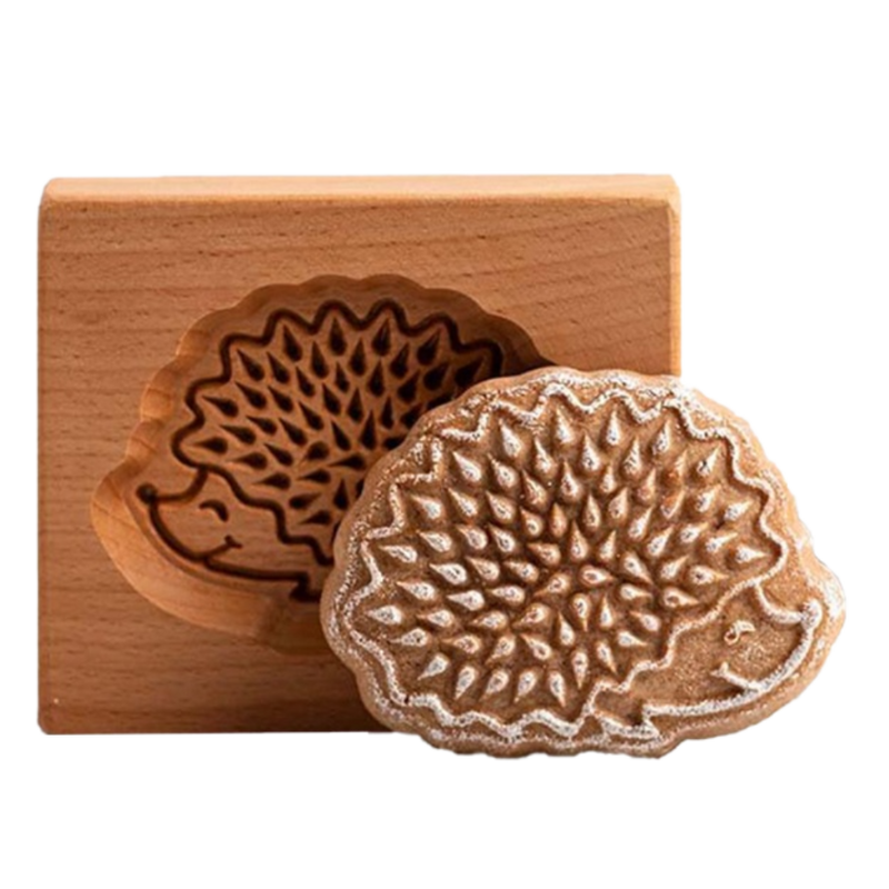 Moule à biscuits en bois