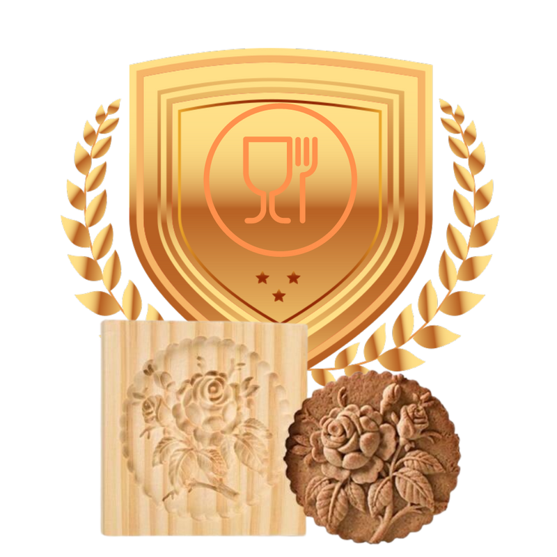 Moule à biscuits en bois