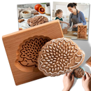 Moule à biscuits en bois