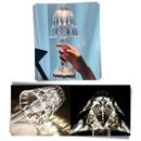 Lampe de bureau en cristal acrylique