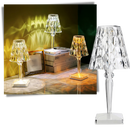 Lampe de bureau en cristal acrylique