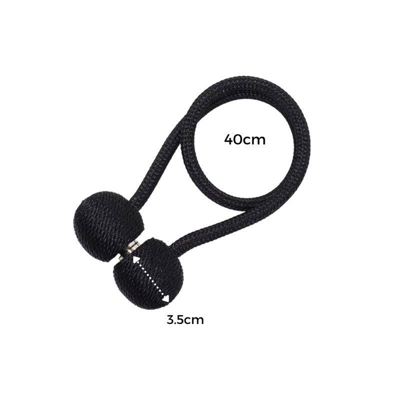 Lot de 2 attaches magnétiques pour rideaux