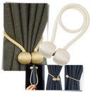 Lot de 2 attaches magnétiques pour rideaux