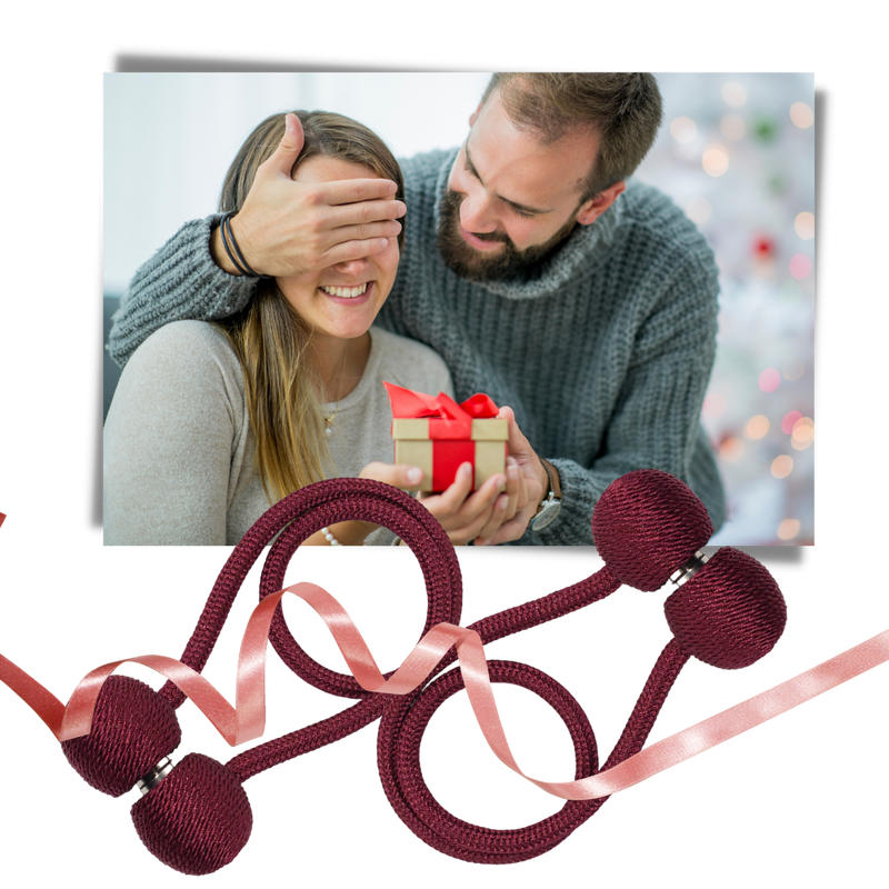 Lot de 2 attaches magnétiques pour rideaux