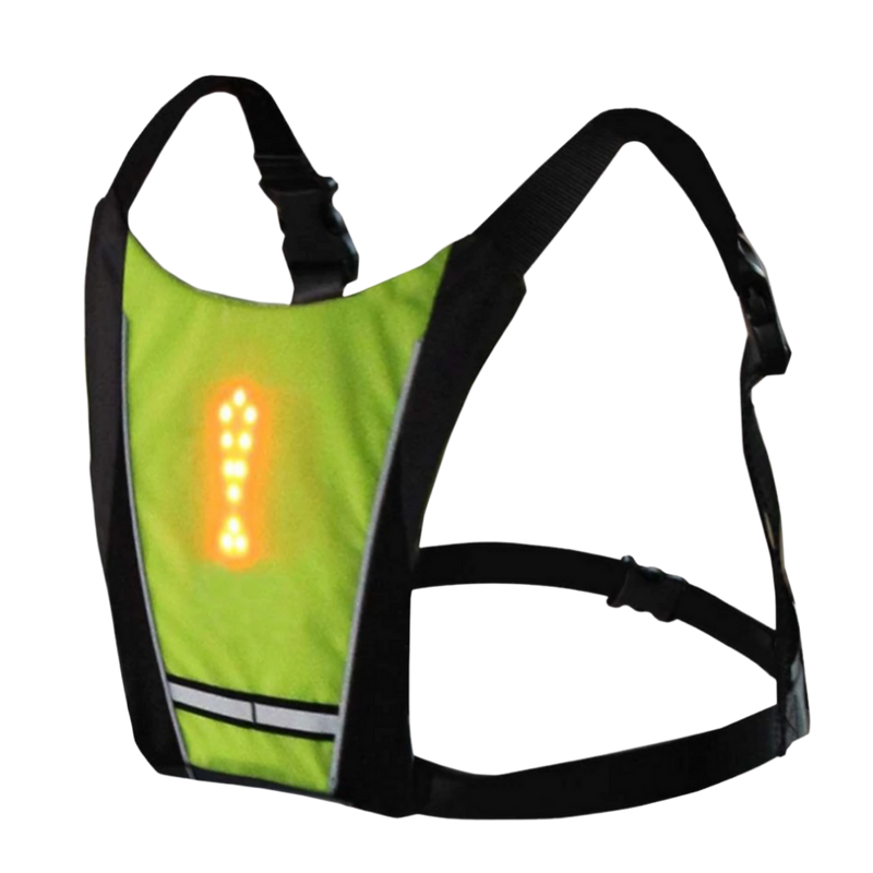 Gilet de cyclisme réfléchissant à LED