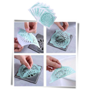 Lot de 10 filtres d'évacuation jetables adhésifs