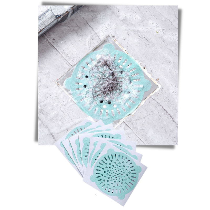 Lot de 10 filtres d'évacuation jetables adhésifs