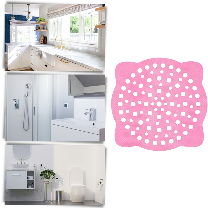 Lot de 10 filtres d'évacuation jetables adhésifs