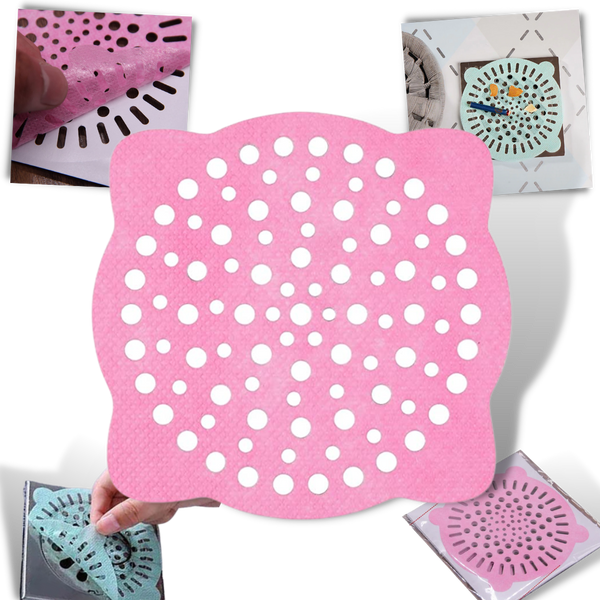 Lot de 10 filtres d'évacuation jetables adhésifs