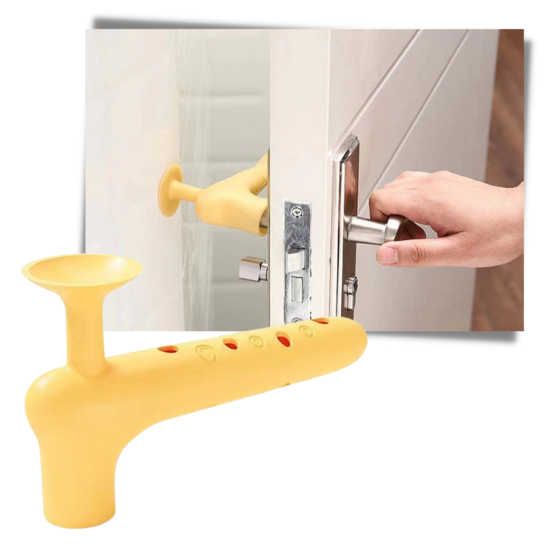 Lot de 2 housses de protection en silicone pour poignée de porte