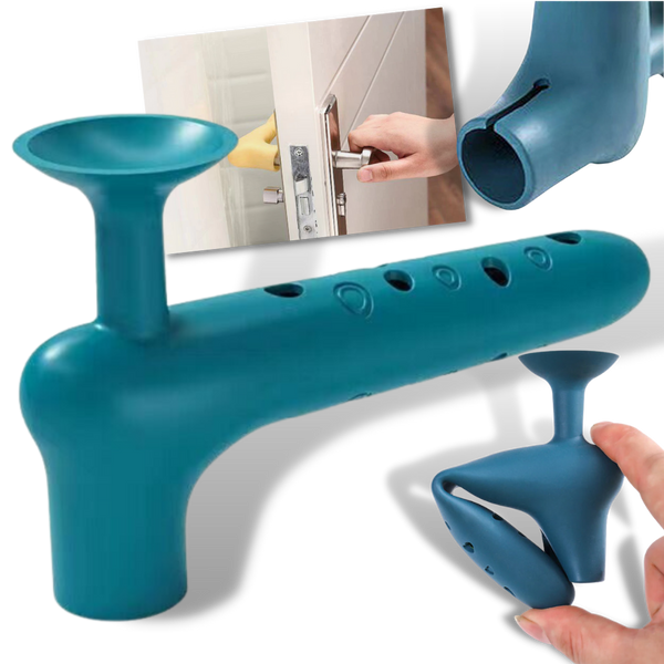 Lot de 2 housses de protection en silicone pour poignée de porte