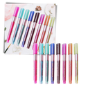 Lot de 8 marqueurs double  ligne