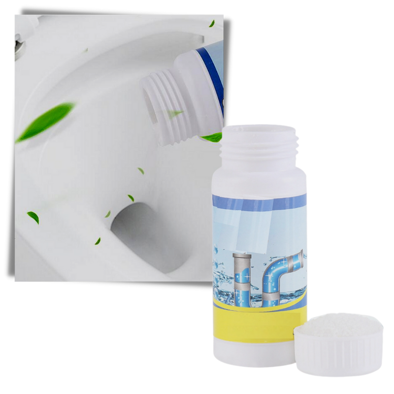 Poudre de nettoyage pour éviers et canalisations