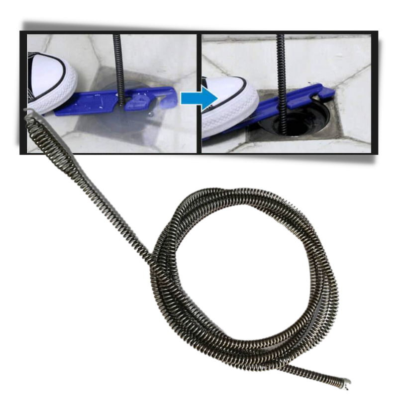 Nettoyeur de canalisations par perceuse électrique