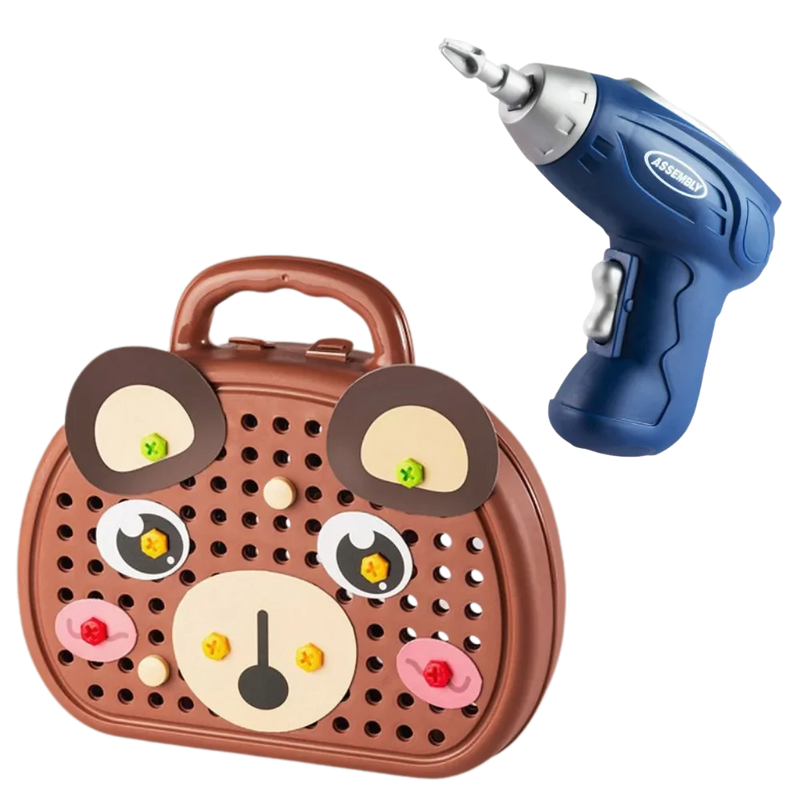 Jeu de puzzle éducatif avec kit de perçage