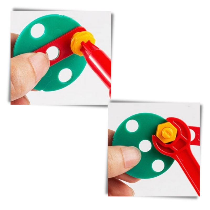 Jeu de puzzle éducatif avec kit de perçage