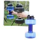 Bouteille d'eau haltère