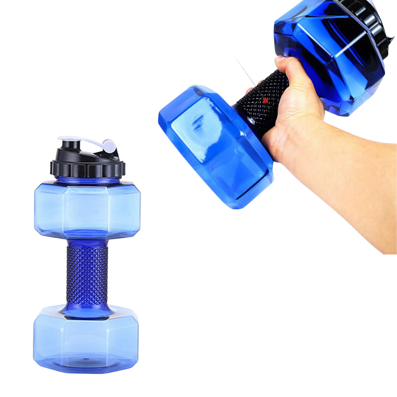 Bouteille d'eau haltère